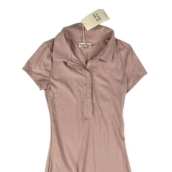 My Mum Made It - Polo Unitard in Blush Pink - Picture 2 of 3